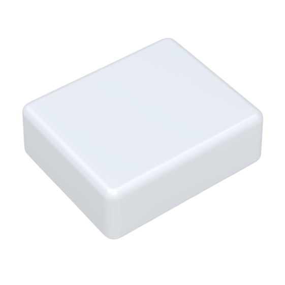 Teko - SMART K series (SR22K.7) - universal enclosure in white (76 x 63.2 x 25.55 mm)