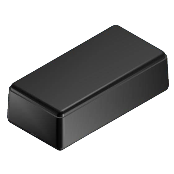 Teko - SOAP 2 series (10015.9) - universal enclosure in black (78 x 39 x 23 mm)