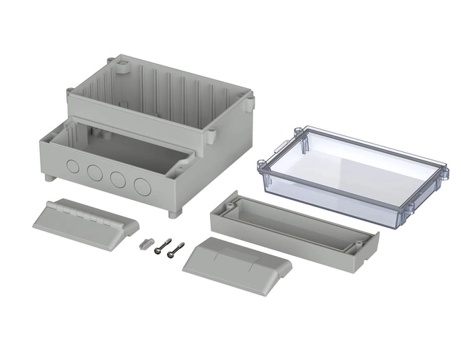 Bopla RCPM 1600 V0 (41161400) - RegloCard-Plus enclosure with crystal-clear lid (166 x 161 x 93 mm)