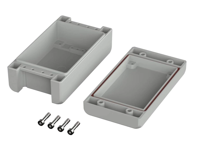 Bopla BA-S 140806 F SIL-7035 (00163125.SIL) - enclosure with membrane lid, screwed (159 x 86 x 60 mm)
