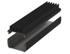 BOPLA ABPH 600-0200 K (84506200) - aluminium profile, horizontally-divided with radiator (57 x 32 x 200 mm)