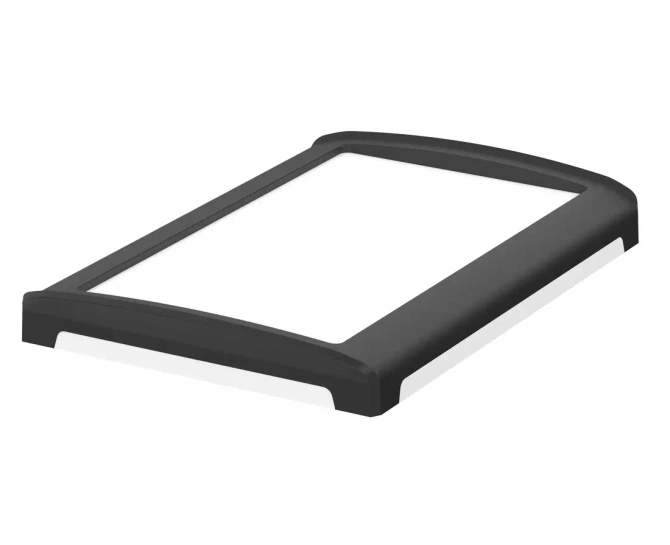 Bopla BOV 1712 FO-9005 - OT-9003-SILC (48314353.SILC) - white BoVersa plastic lid with open black design cover with silicone seal (170 x 120 x 21 mm)