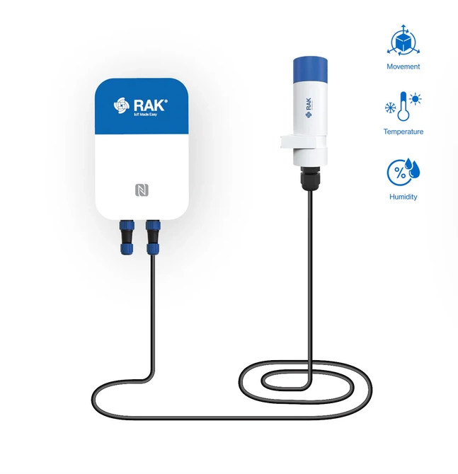 RAKwireless - Temperature, Humidity and Acceleration - with NB-IoT - EU868