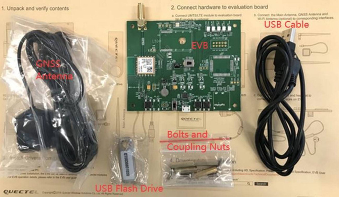 Quectel LC86L EVB KIT - zestaw rozwojowy GNSS