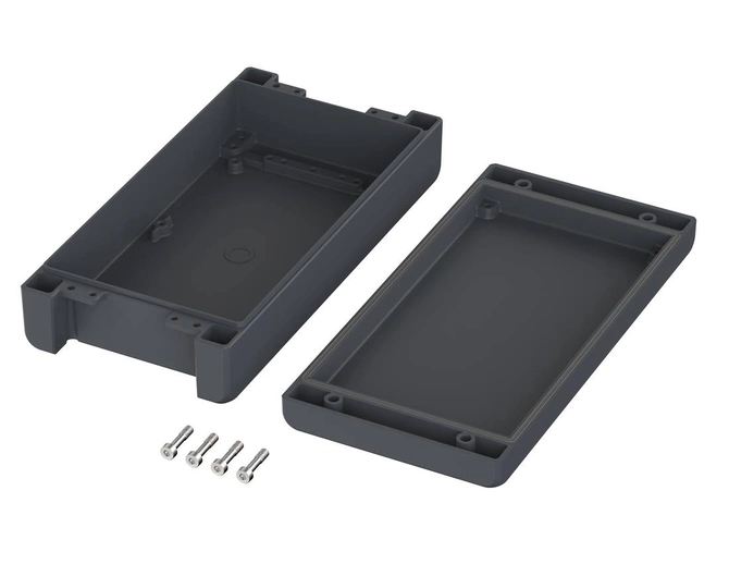 Bopla BA-S 241306 F-7024 (00165224) - enclosure with membrane lid, screwed (259 x 128 x 60 mm)