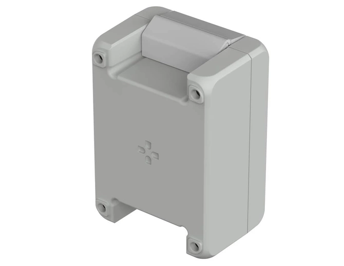 Bopla BA 100806-7035 (00112125) - obudowa aluminiowa bez wgłębienia w pokrywie  z uszczelką neoprenową (121 x 86 x 60 mm)