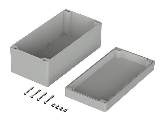 Bopla M 242-V0 (02242094) - PC enclosure without recess in the cover (240.5 x 120 x 100.5 mm)
