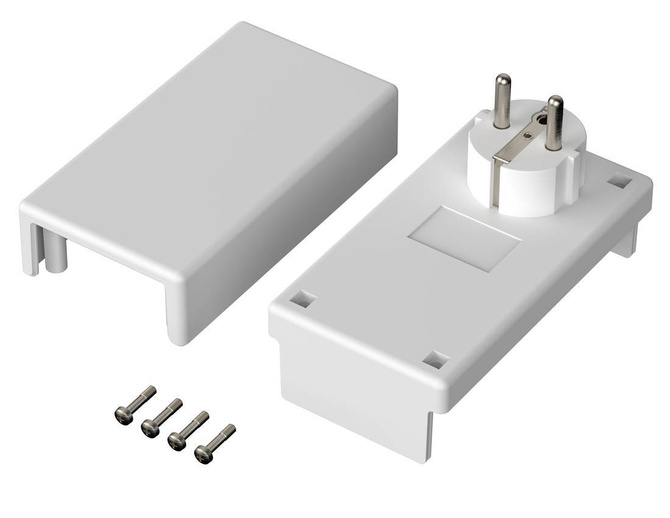 Bopla SE 430 E/CEE - 9016 (43430009) - Elesett enclosure (120 x 65 x 40 mm)