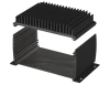 BOPLA ABPH 1680-0100 KWL (84468100) - aluminium profile, horizontally-divided with wall brackets and radiator (169 x 82 x 100 mm)