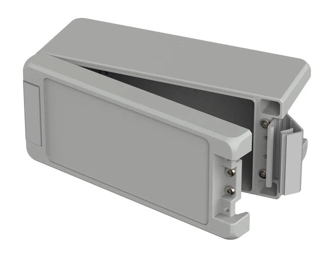 Bopla BA 180809 F SIL-7035 (00124135.SIL) - aluminum enclosure with a recess in the cover and silicone lid seal (199 x 86 x 90 mm)
