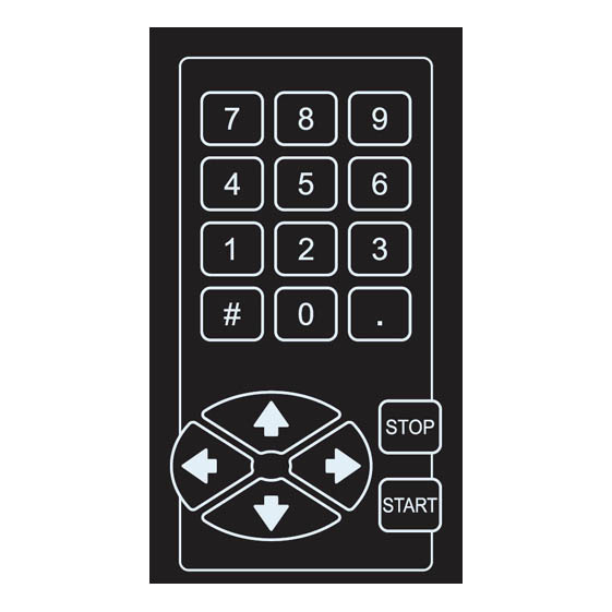 Teko - M58.9 Membrane keyboard (131.8 x 72 x 0.7 mm)
