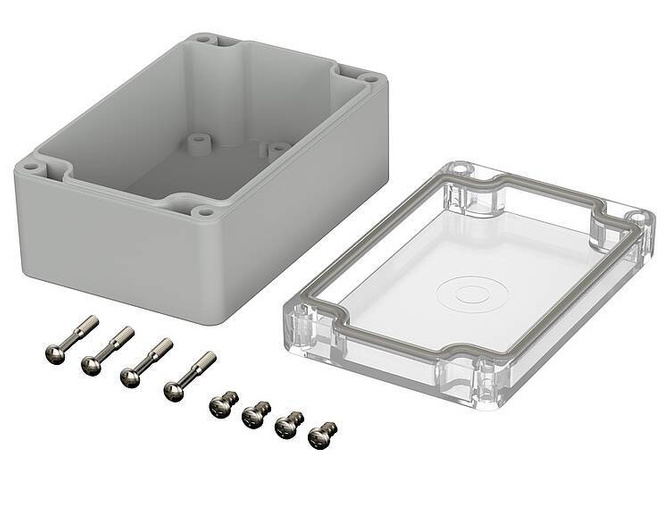Bopla M 215 G (02215100) - PC enclosure with crystal-clear lid (120 x 80 x 55 mm)