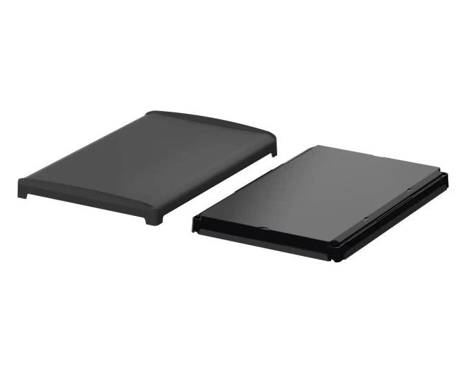 Bopla BOV 2819 FG-9005 - OT-9005-SILC (48418655.SILC) - BoVersa black plastic lid with full black design cover with silicone seal (275 x 185 x 29 mm)