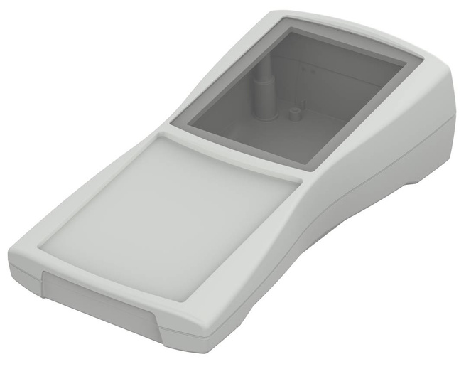 BOPLA BS 702 DIS-7035 (82702235) - ABS enclosure with display screen (184.3 x 93 x 35.4 mm)