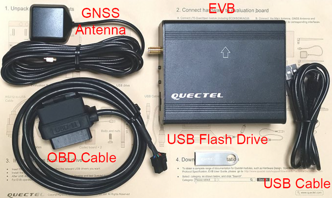Quectel L26-DR (ADR) EVB KIT - zestaw rozwojowy GNSS