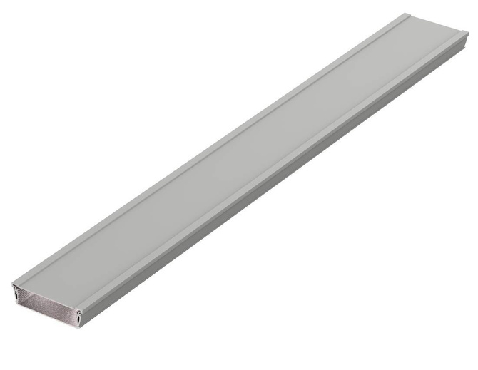 Bopla ASPH 1230-1000 9006 (94231000)- Asymetryczny profil aluminiowy półotwarty  (121 x 32.8 x 1000 mm)