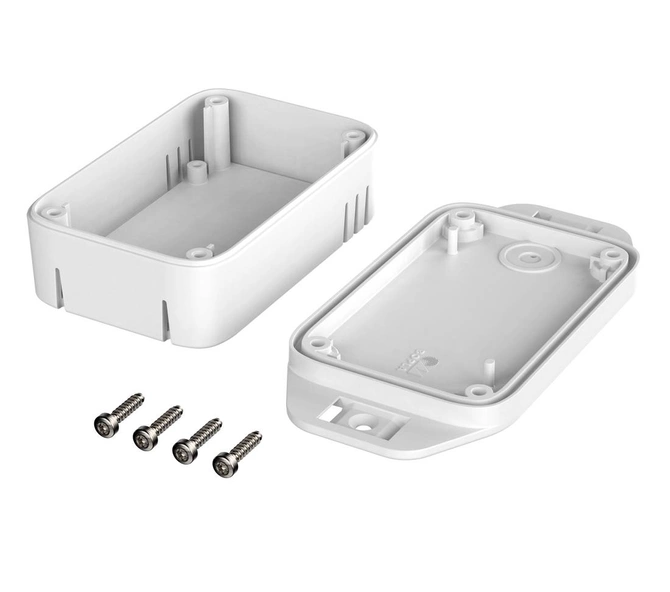 Bopla BL 855530 L-WL2-9003 (16296633) - enclosure with wall brackets and air vents (85.33 x 55.4 x 30 mm)