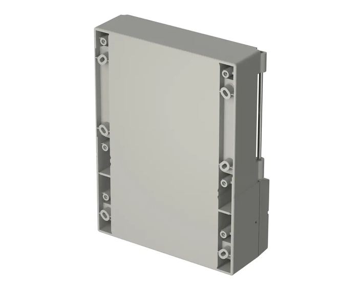 Bopla RD 5000 K (79000400) - tylna pokrywa z uszczelką i z komorą zaciskową obudowy CombiCard 5000-7000 (175,7 x 236,7 x 50 mm 3U 20HP)