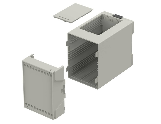 Bopla CNS 55 AK (65005530) - obudowa CombiNorm-Classic z klapą regulacyjną (55 x 75 x 109,5 mm)