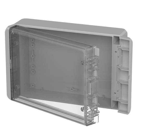 Bopla B 181306 PC-V0-G 7035 (96024225) - obudowa uniwersalna z przezroczystą pokrywą (191 x 125 x 60 mm)