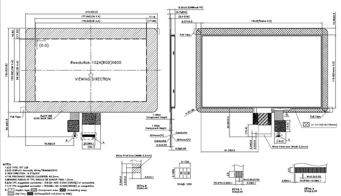 Powertip PH102600T019-IBC - wyświetlacz CTP