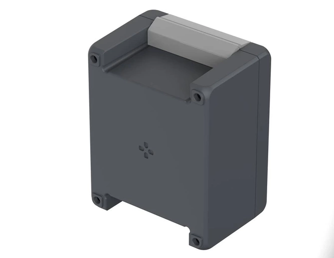 Bopla BA 141309 F SIL-7024 (00123234.SIL) - aluminum enclosure with a recess in the cover and silicone lid seal (159 x 128 x 60 mm)