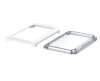 Bopla BOV 1712 FO-9003 - OT G-SILC (48324330.SILC) - BoVersa transparent plastic lid with open white design cover with silicone seal (170 x 120 x 21 mm)