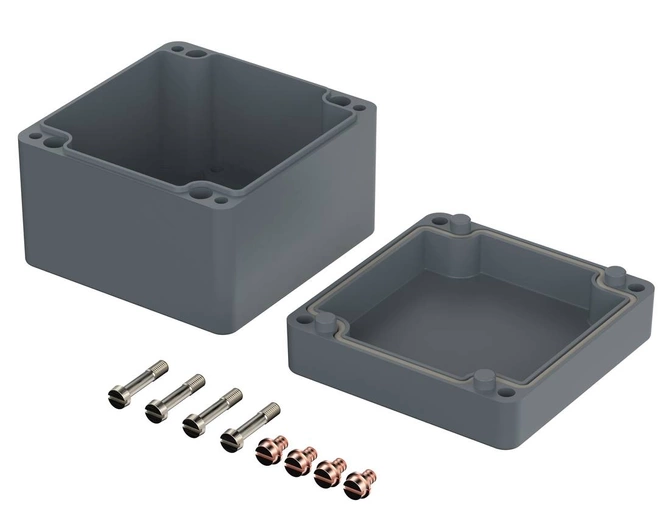 Bopla P 332 (04332000) - polyester enclosure with neoprene gasket (122 x 120 x 91 mm)