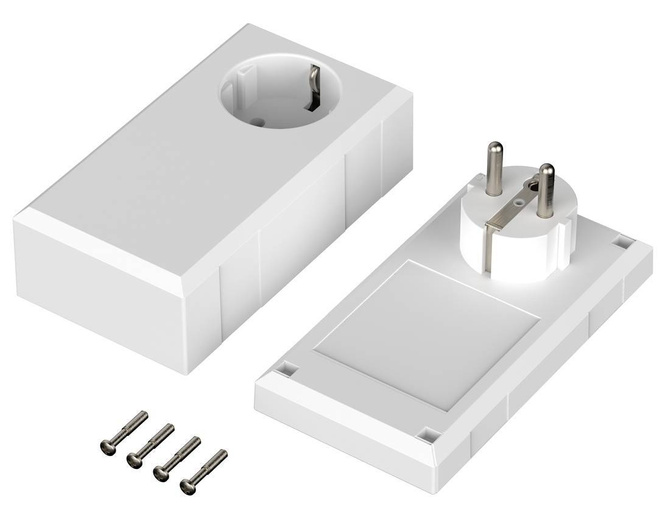 Bopla ESO 1250 E / ESU 1200 E/CEE - 9016 (44000109) - Elesett enclosure (200 x 112 x 70 mm)