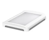 Bopla BOV 1209 FO-9003 - OT LL-SILC (48332231.SILC) - BoVersa translucent plastic lid with open white design cover with silicone seal (125 x 88 x 19 mm)