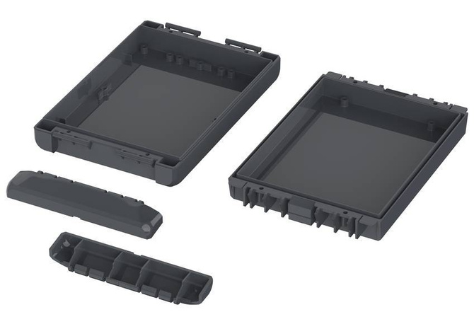 Bopla B 181304 PC-V0 7024 (96014244) - universal enclosure (191 x 125 x 40 mm)