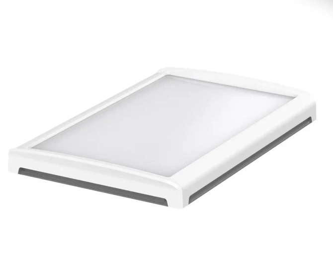 Bopla BOV 2819 FO-9003 - OT LL-SILC (48338631.SILC) - BoVersa translucent plastic lid with open white design cover with silicone seal (275 x 185 x 29 mm)