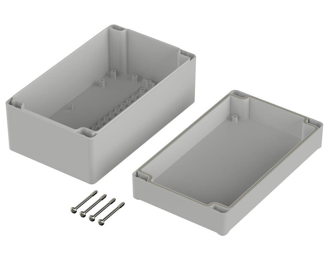 Bopla ET 237 F (63237200) - ABS enclosure with a recess in the lid (200 x 120 x 92 mm)