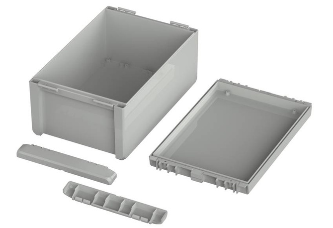 Bopla B 261712 ABS 7035 (96036365) - universal enclosure (271 x 170 x 120 mm)