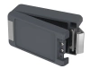 Bopla BA 140806 F-7024 (00123124) - aluminum enclosure with a recess in the cover and neoprene seal (159 x 86 x 60 mm)