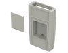 Bopla ART 555 DIS with BE 60 (34155592) - enclosure with membrene  keypad area, display opening and battery compartment (165 x 92 x 30 mm)