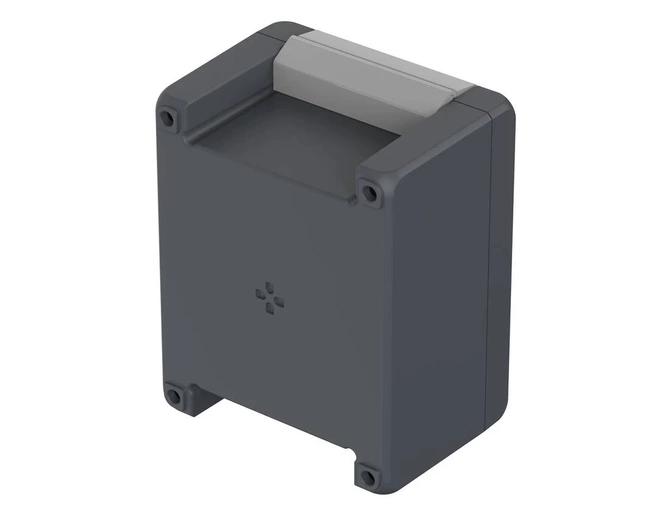 Bopla BA 141309 F-7024 (00123234) - aluminum enclosure with a recess in the cover and neoprene seal (159 x 128 x 90 mm)