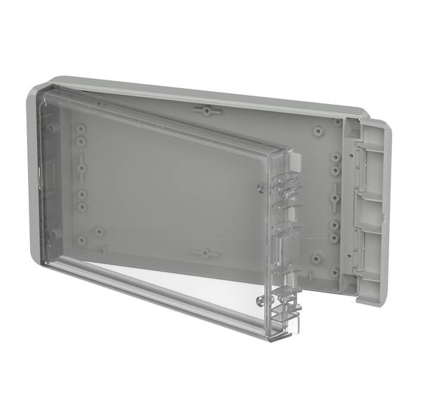 Bopla B 221304 PC-V0-G 7035 (96025245) - obudowa uniwersalna z przezroczystą pokrywą (231 x 125 x 40 mm)