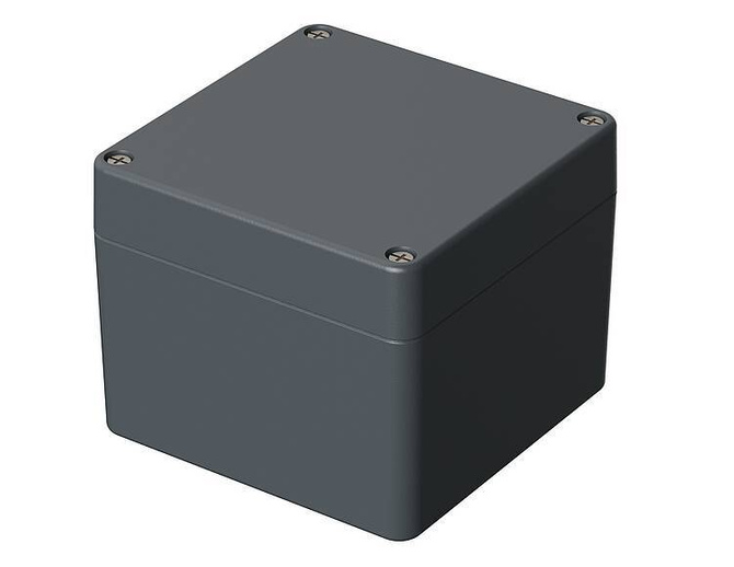 Bopla A 116 SIL (01116010) - aluminum enclosure with silicone seal (100 x 100 x 81 mm)