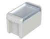 Bopla B 140809 PC-V0-G 7035 (96023135) - universal enclosure with crystal-clear lid (151 x 80 x 90 mm)