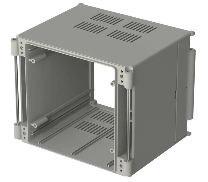 Bopla BC 5000 L-1,5 (79002500) - basic element 1.5 (139.76 mm deep) with air vents CombiCard 5000-7000 enclosure  (175 x 146 x 139 mm, 3U 20HP)