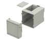 Bopla CNS 70 AK (65007030) - CombiNorm-Classic enclosure with adjusting flap (70 x 75 x 109.5 mm)