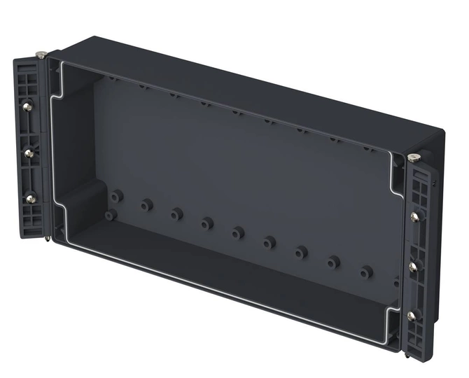 Bopla RD 3000 HSC (19004700) - rear lid, high with hinges on both sides for CombiCard 1000-3000 (280.72 x 138 x 48 mm)