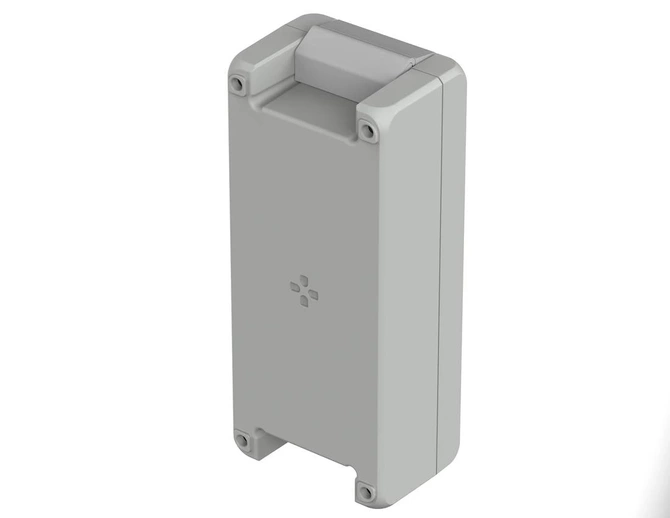 Bopla BA 180806 F SIL-7035 (00124125.SIL) - aluminum enclosure with a recess in the cover and silicone lid seal (199 x 86 x 60 mm)