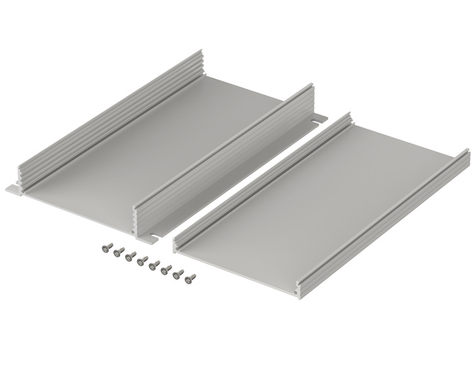 Bopla F 1036-220 WL (97216220) - aluminium profile with wall brackets (105 x 36 x 220 mm)