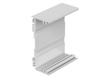 Bopla ARPG 75/31-70 (87030700) - split profile of the Alurail enclosure base (25.5 x 75 x 60 mm)