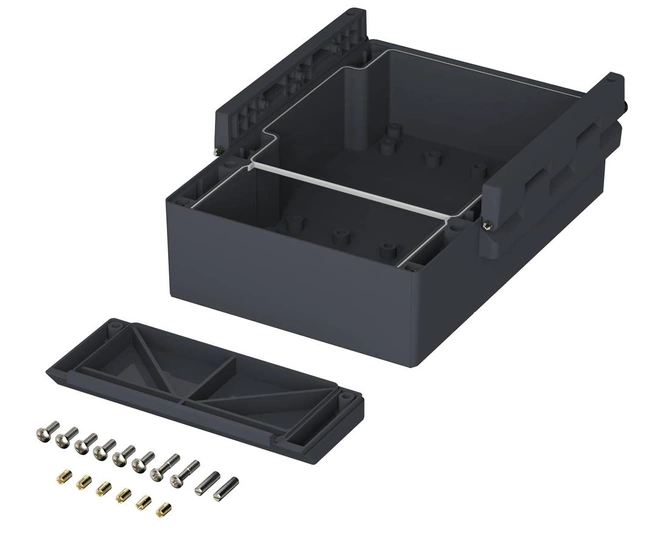 Bopla RD 1000 KSC (19005100) - rear lid with terminal compartment for CombiCard 1000-3000 (133.4 x 193 x 48 mm)