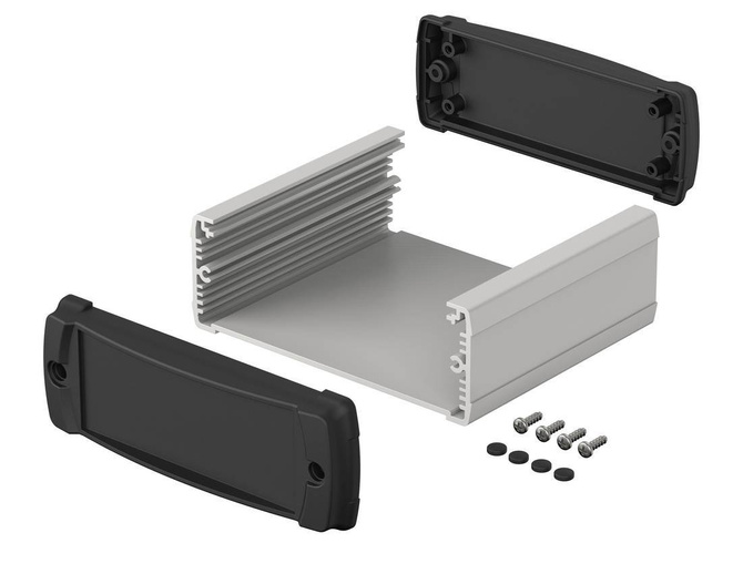 BOPLA ELPU 1240-0100 D (83247100.S6) - aluminium profile, open on one side (120 x 42 x 100 mm)