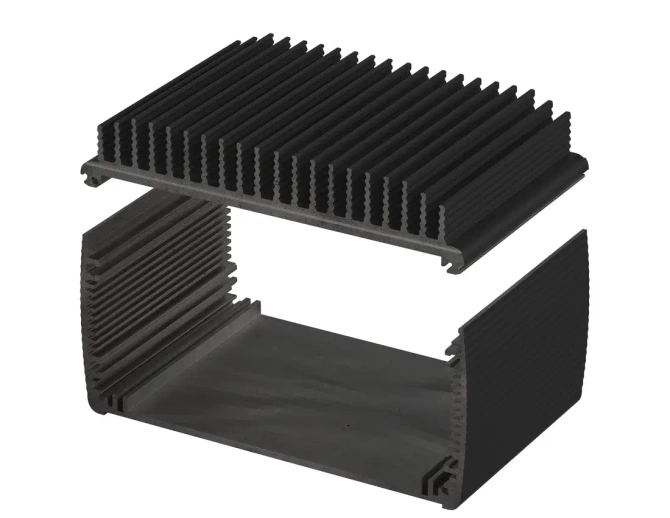 BOPLA ABPH 1680-0100 K (84568100) - aluminium profile, horizontally-divided with radiator (169 x 82 x 100 mm)