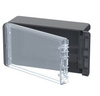 Bopla B 221309 PC-V0-G 7024 (96025234) - universal enclosure with crystal-clear lid (231 x 125 x 90 mm)